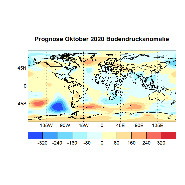Prognose Oktober 2020 Bodendruck global Bild aus Juli